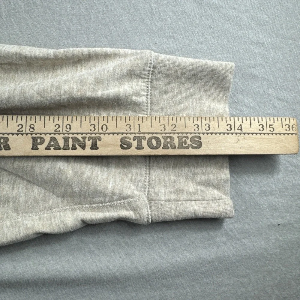 Polo Ralph Lauren Pullover Mens XL Oatmeal 1/4 Zip Sweatshirt Sweater Brown Pony - Picture 4 of 7